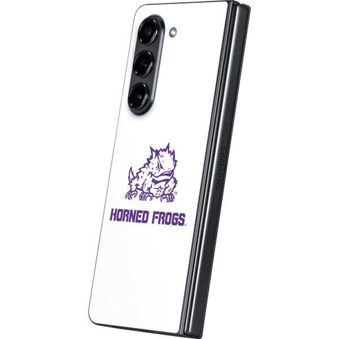 Texas Christian University Horned Frogs TCU Galaxy Z Fold5 5G Skin